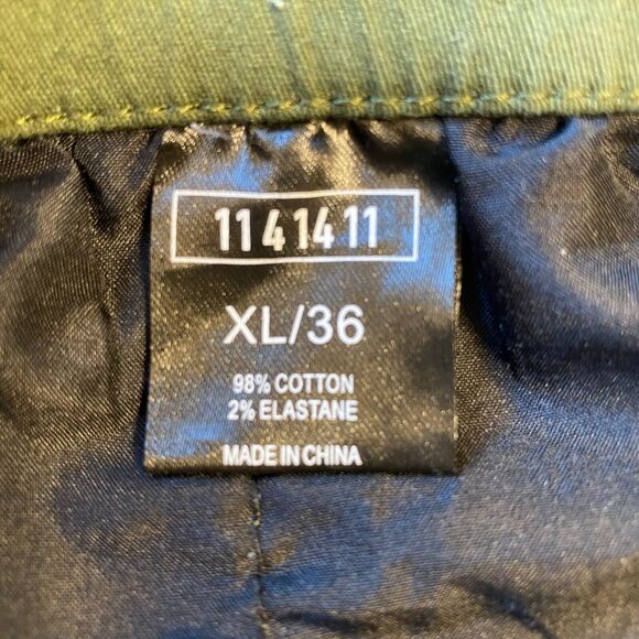 KDNK Jogger Pants Men XL Green Side Stripe Zip Ankle Tie Waist Y2K Sporstwear - Picture 4 of 7